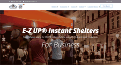 Desktop Screenshot of customshelters.ca